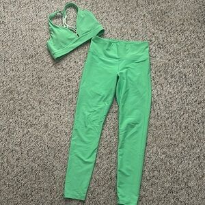 Lime Green Athleta set